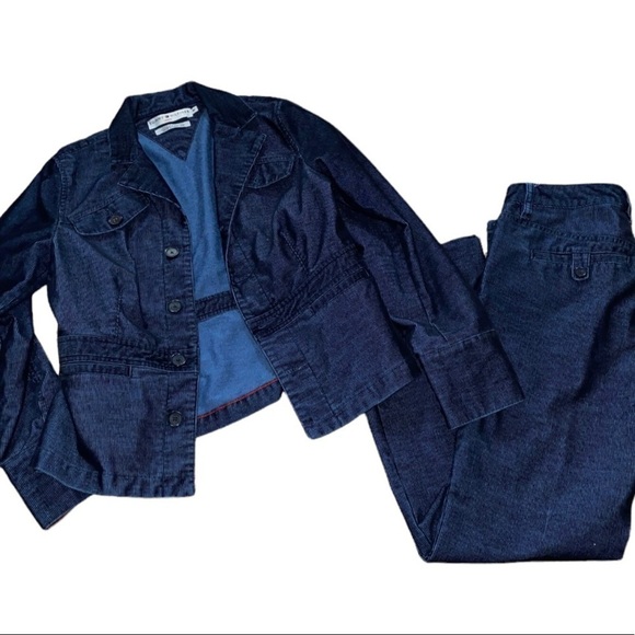 Vintage TOMMY HILFIGER 2-Piece Corduroy Pants Suit 90’s Y2K - Picture 3 of 3